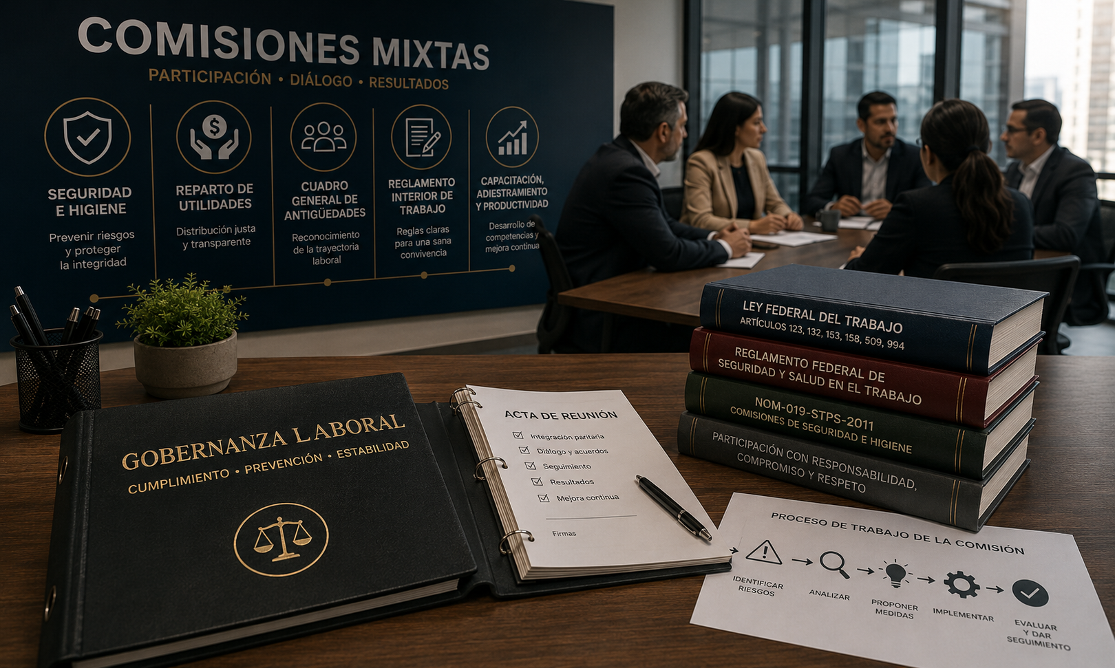 Las comisiones mixtas laborales