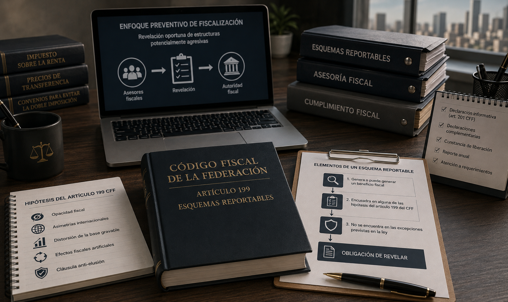 La arquitectura jurídica de los esquemas reportables