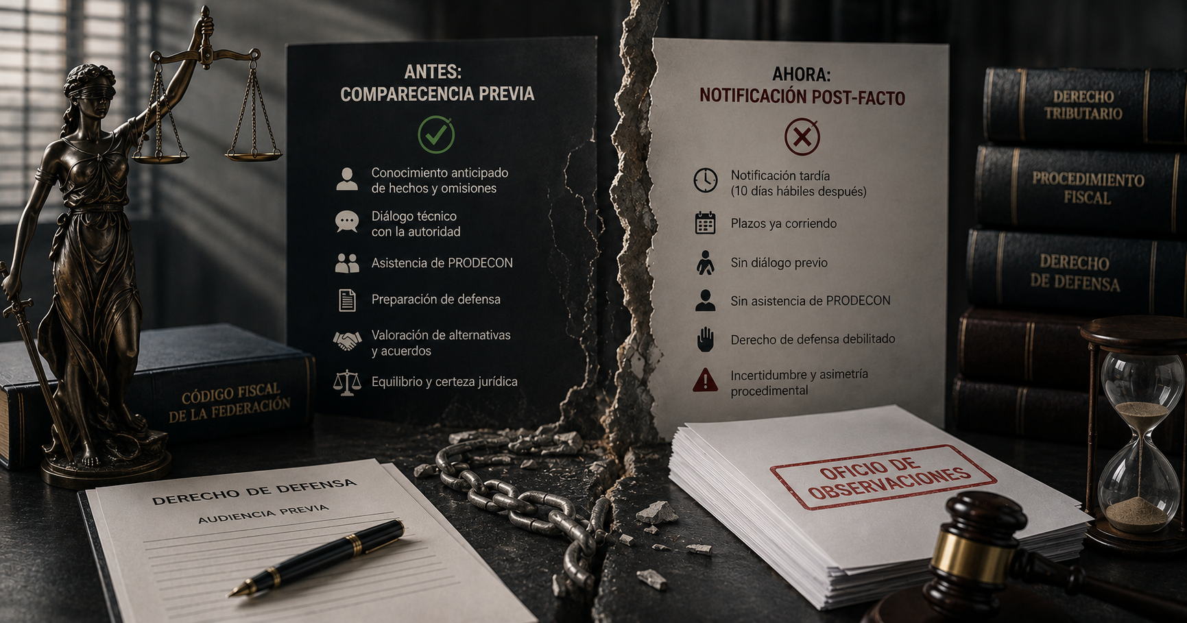 El retroceso silencioso dentro de facultades de comprobación